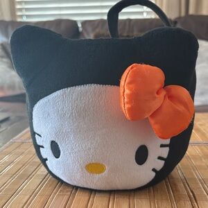 Hello Kitty Black and Orange Kids Bag Halloween Basket